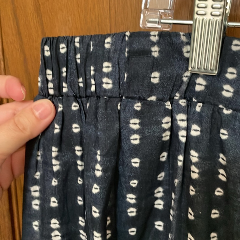 LANE BRYANT NWT Womens Size 18/20 Blue White Printed Tiered Cotton Maxi Skirt - Picture 8 of 12